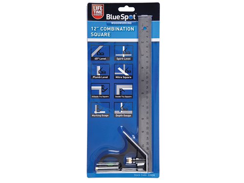 B/S33924 BlueSpot Tools Combination Square 300mm (12in)