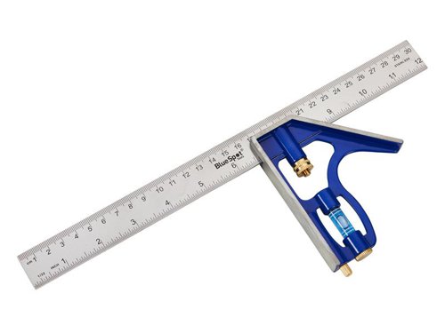 B/S33927 BlueSpot Tools Pro Combination Square 300mm (12in)