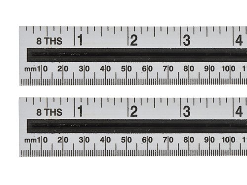 B/S Aluminium Ruler 150mm (6in)
