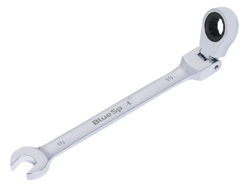 B/S5102 BlueSpot Tools 180° Flexible Head Ratchet Spanner 10mm