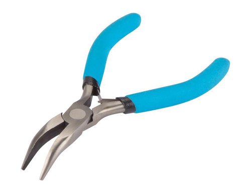 B/S8505 BlueSpot Tools Soft Grip Mini Bent Nose Pliers