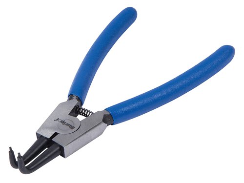 B/S8706 BlueSpot Tools Circlip Pliers External Bent 90? Tip 150mm (6in)