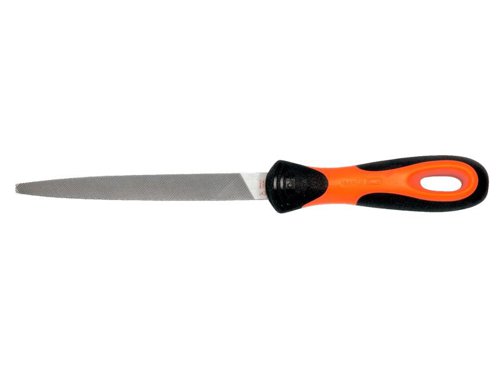 BAH 1-110-10-2-2 ERGO™ Handled Tapered Edge Flat Second Cut File 250mm (10in)