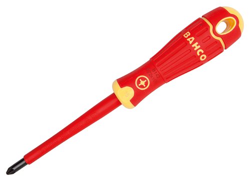 BAH142003150 Bahco BAHCOFIT VDE Insulated Pozidriv Screwdriver PZ3 x 150mm