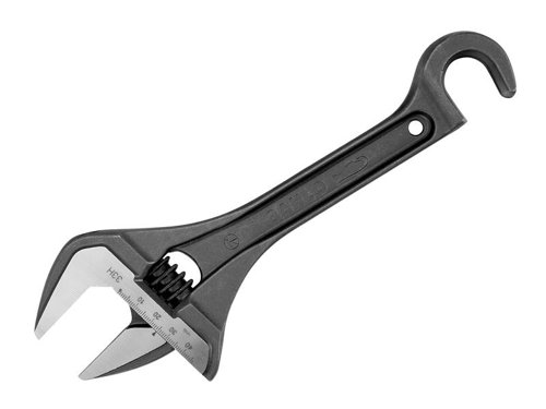 Bahco Wide Jaw Adjustable Wrench with Hook 254.5mm