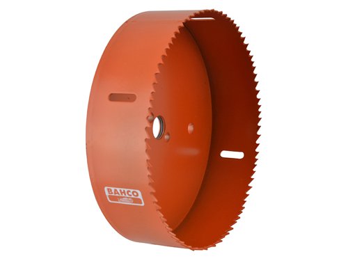 Bahco Sandflex® holesaws are made for high precision cutting of holes from 14 mm to 152 mm diameter in all sawable materials up to 38 mm thick.Suitable for use in portable electric or pneumatic tools, and in a wide variety of drilling, boring, milling and other machine tools.All saws have varipitch (4-6tpi) blades.Cutting edges are in high speed steel for extra hardness, with welded seams for accuracy of cut, and heat-treated bodies for maximum strength.Size: 146 mm.Arbors to suit (available separately).Code Holesaw Size ShankBAH3834930 930 14-30 mm 3/8 Inch (8.5mm).BAH38341130 1130 14-30 mm 7/16 Inch (11.1mm).BAH38349100 9100 32-100 mm 3/8 Inch (8.5mm).BAH383411152 11152 32-210 mm 1/2 Inch (11.1mm).BAH383411152C 11152 32-210 mm 1/2 Inch (11.1mm).BAH383416152 16152 32-210 mm 5/8 Inch (15.4mm).