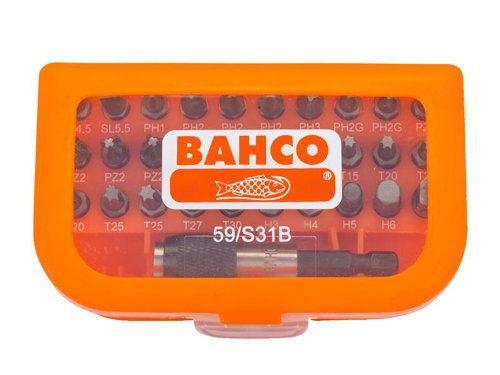 BAH59S31 Bahco 59/S31B Bit Set, 31 Piece