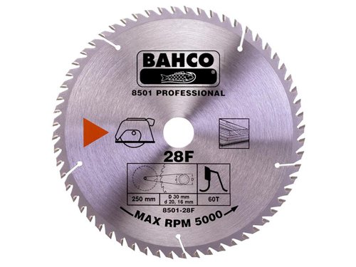BAH 8501-13F Portable/Table Saw Blade for Wood 184 x 30mm x 40T