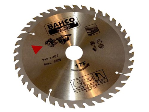 BAH 8501-17F Portable/Table Saw Blade for Wood 210 x 30mm x 40T