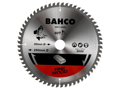 BAH 8501-18SW Mitre Saw Blade for Wood 216 x 30mm x 48T