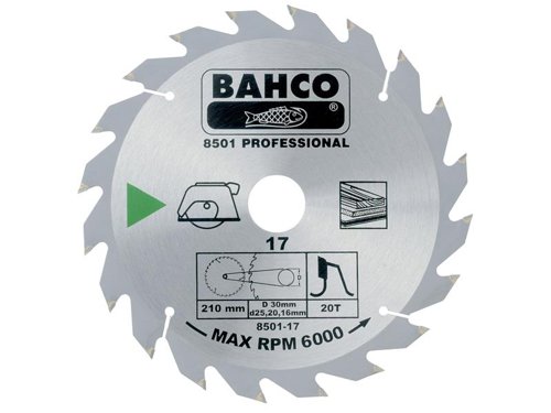 BAH 8501-23 Portable/Table Saw Blade for Wood 235 x 30mm x 30T
