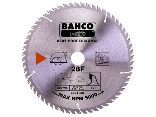 BAH 8501-23F Portable/Table Saw Blade for Wood 235 x 30mm x 40T