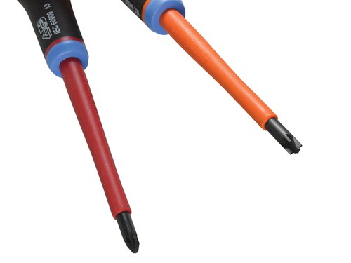 BAH9884S Bahco BE-9884S ERGO™ VDE Insulated Screwdriver Set, 6 Piece