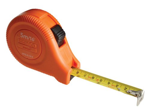 BAH MTG Short Measuring Tape 5m/16ft (Width 19mm)