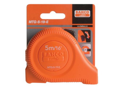 BAH MTG Short Measuring Tape 5m/16ft (Width 19mm)