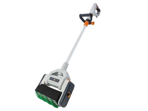 The Batavia MAXXBRUSH Outdoor Multi-Brush is the ideal tool for cleaning and maintaining a variety of surfaces, such as artificial grass and various wooden surfaces. It removes weed, moss, algae, sand and ingrained dirt. It is fitted with a powerful motor and variable speed control for the toughest cleaning jobs. The telescopic aluminium handle provides ergonomic handling and reduces back strain.Specification:Input Power: 1,020WNo Load Speed: 800-1,300/min.Brush Dimensions: 12 x 26cmWeight: 5.8kgThis Batavia MAXXBRUSH Outdoor Multi-Brush is supplied with a detail spiral brush (green), suitable for artificial grass.