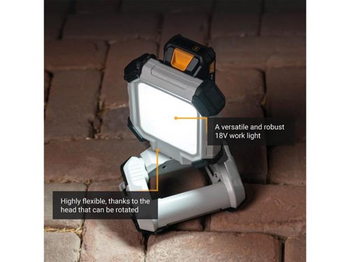 The Batavia MAXXPACK LED Work Light enables work in a variety of environments. Whether you need a light in your house, workshop, garden, garage, or anywhere else, this 18V work light is all you need. It has 4 different brightness settings, which can be adjusted to your preferences. You can use this light on 25%, 50%, 75%, or 100%.The head can be rotated horizontally and vertically, so you can direct the light exactly where its needed. There is also a clamp, so the light can be attached to surface, this also prevent the light from moving or falling. Part of the Maxxpack collection. Within the Maxxpack collection, you can use more than 50 different power tools, with only one battery and charger.Comes as a Bare Unit, No Battery or Charger.Specifications:Bulb: LED.Power: 15W.Luminance Adjustment: 4 settings: 25%/50%/75%/100%.IP Rating: IP54.Dimensions: 15 x 23.1 x 18.4cm.Weight: 1.1kg.