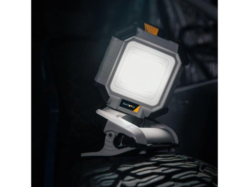 The Batavia MAXXPACK LED Work Light enables work in a variety of environments. Whether you need a light in your house, workshop, garden, garage, or anywhere else, this 18V work light is all you need. It has 4 different brightness settings, which can be adjusted to your preferences. You can use this light on 25%, 50%, 75%, or 100%.The head can be rotated horizontally and vertically, so you can direct the light exactly where its needed. There is also a clamp, so the light can be attached to surface, this also prevent the light from moving or falling. Part of the Maxxpack collection. Within the Maxxpack collection, you can use more than 50 different power tools, with only one battery and charger.Comes as a Bare Unit, No Battery or Charger.Specifications:Bulb: LED.Power: 15W.Luminance Adjustment: 4 settings: 25%/50%/75%/100%.IP Rating: IP54.Dimensions: 15 x 23.1 x 18.4cm.Weight: 1.1kg.