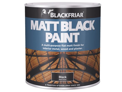 BKFMB125 Blackfriar Matt Black Paint 125ml