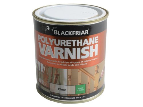 Blackfriar Polyurethane Varnish P101 Clear Matt 500ml