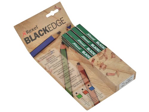 Blackedge Carpenter's Pencils - Green / Hard (Card 12)