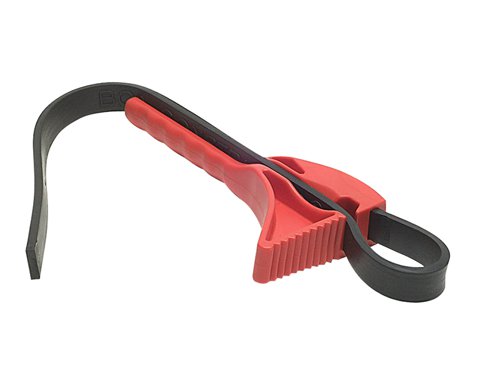 The Boa Constrictor Strap Wrench is the original and best strap wrench. Useful for many jobs including plumbing, automotive, A/C installation/maintenance, pool, pond and oil filters.Both strength and flexibility are provided by the braided rubber strap, which fits into a slot in the handle of the tool and provides a perfect fit on the work piece. Provides over 2,000lb of pressure without marking the workpiece with a pro use capacity of up to 160mm.Capacity: 10mm (3/8in) to 160mm (6.1/4in)
