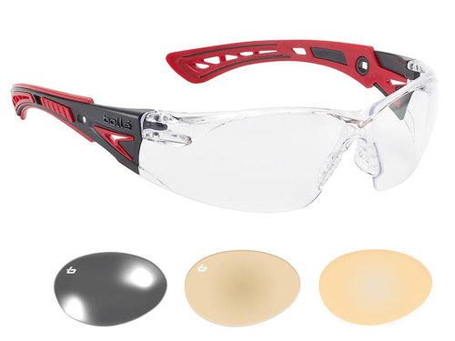 BOLRUSHPPSI Bolle Safety RUSH+ PLATINUM® Safety Glasses - Clear