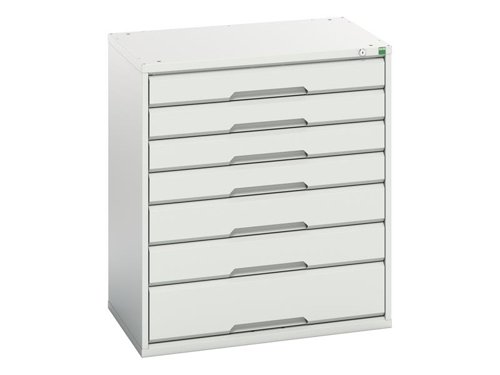 Bott Verso 7 Drawer Cabinet 800 x 900mm Light Grey