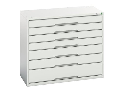 Bott Verso 7 Drawer Cabinet 1050 x 900mm Light Grey