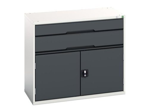 Bott Verso 2 Drawer + Cupboard 900 x 1050mm Anthracite Grey