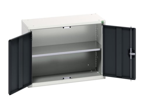 Bott Verso Economy Wall Cupboard 1 Shelf 800mm Anthracite Grey