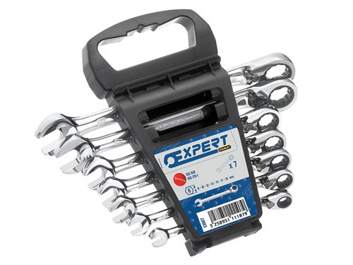 BRIE111107B Expert Ratchet Combination Spanner Set, 7 Piece