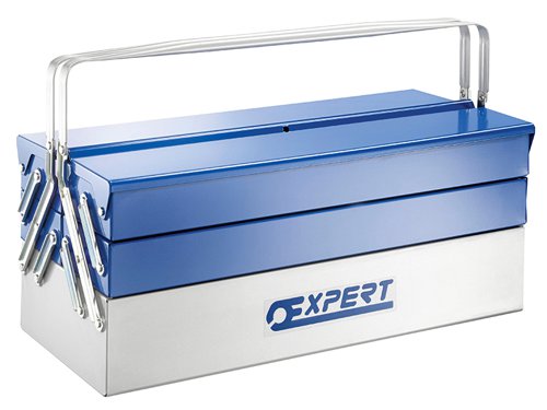 Expert Metal Cantilever Toolbox 5 Tray 45cm