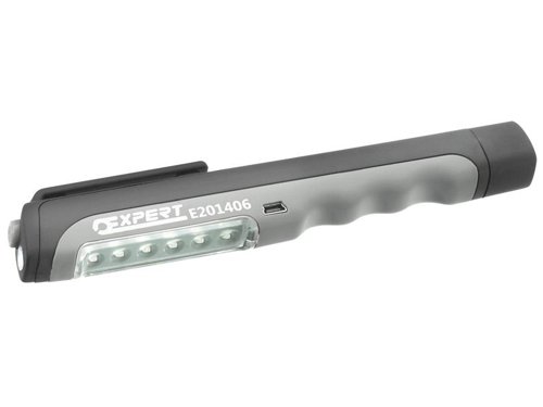 BRI USB Rechargeable Pen Light 6+1 LED