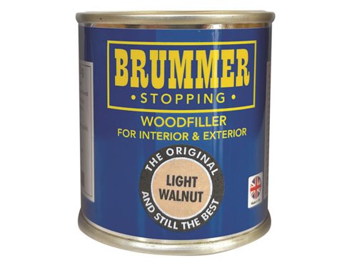 Brummer® Wood Filler Light Walnut 250g