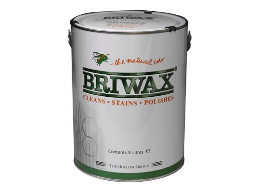 BRWWPMB5 Briwax Wax Polish Original Medium Brown 5 litre