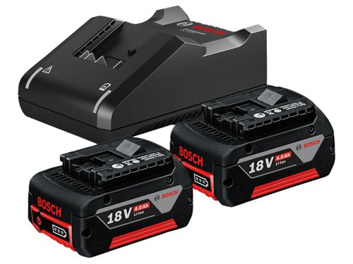 Bosch GBA 4.0Ah Battery & Charger Starter Kit 18V