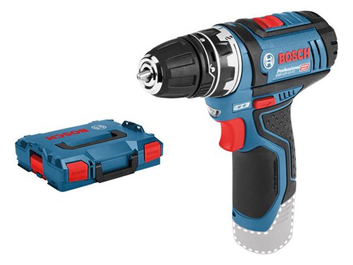 The Bosch GSR 12V-15 FC Professional Drill Driver is part of the Bosch Professional FlexiClick System, which prepares for all challenges on the job site. Redefine your limits thanks to the flexibility of five solutions in one compact tool. Perfect for hard-to-reach places due to its extremely compact design.Compatible with all Bosch Professional 12V batteries and chargers (Professional 12V System).Specifications:Chuck Capacity: 10mm.No Load Speed: 0-400/0-1,300/min.Max. Torque (Soft/Hard): 15/30Nm.Torque Settings: 20+1.Max. Screw Diameter: 7mm.Max. Drilling Diameter: Wood 19mm, Steel 10mm.Weight: 0.6kg excl. battery.This Bosch GSR 12V-15 FC Pro FlexiClick Drill Driver is supplied with:1 x GFA 12-B Drill Chuck Attachment.1 x 1/2 L-BOXX inlay for tool and charger.1 x 1/2 L-BOXX inlay for 12V adaptors.1 x L-BOXX 102.Bare Unit, NO battery or charger included in this set.