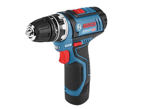 Bosch GSR 12V-15 FC Pro FlexiClick Drill Driver 12V 2 x 2.0Ah Li-ion