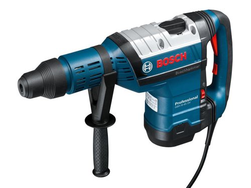 Bosch GBH 8-45 DV 8kg SDS-Max Hammer is equipped with anti vibration technology, it has a low vibration of only 7 m/s² when chiselling and 8 m/s² when drilling due to intelligent triple vibration damping system. It has a performance when drilling and chiselling thanks to the powerful 1,500 Watt motor and 12.5 Joules of single impact energy.The turbo power function provides additional performance in chiselling mode due to additional use of the energy used for rotation in drilling mode. It is made from robust metal components and has a unique automatic switch lock for the best convenience in continuous chiselling applications.Other features include: an overload clutch to protect the user and the machine, soft start for clean drilling starts and a speed controller for optimum adjustment to suit the application.SpecificationInput Power: 1,500 Watt.No Load Speed: 0-305/min.Impact Rate: 1,380–2,760/bpm.Impact Energy: 12.5 Joules.Toolholder: SDS-max.Drilling Diameter in Concrete: Hammer Drill Bits: 12–45mm, Breakthrough Drill Bits: 80mm, Core Cutters: 125mm.Optimum Range: Concrete (Hammer Drill Bits): 20-40mm.Sound Pressure Rating: 96 dB(A).Weight: 8.9kg.Noise/Vibration InformationMeasured values determined according to EN 60745. Total vibration values (vector sum of three directions).Chiselling Vibration Emission Value ah: 7.0 m/s².Uncertainty K: 1.5 m/s².Hammer Drilling in Concrete Vibration Emission Value ah: 8.0 m/s².Uncertainty K: 1.5 m/s².Bosch GBH 8-45 DV 8kg SDS-Max Hammer AVT 1500 Watt 240 Volt Version