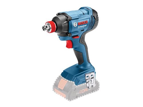 The Bosch GDX 18V-180 Cordless Impact Driver/Wrench allows fast and efficient working progress, thanks to high speed and torque. It features a 2-in-1 bit holder, allowing 1/4in internal hex and 1/2in square drives. The ergonomic design enables easy handling and its soft grip handle increases comfort during use.Specification:Bit Holder: 1/4in Internal Hex and 1/2in External Square.No Load Speed: 0-2,800/min.Impact Rate: 0-3,600/bpm.Sound Pressure Level: 95 dB(A).Max. Torque: 180Nm.This Bosch GDX 18V-180 Cordless Impact Driver/Wrench is supplied as a Bare Unit - No Battery or Charger.