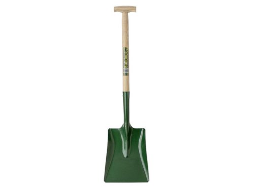 Bulldog's Standard range of tools are designed with the usual attention to detail and strength, but lower in price than other ranges. This square mouth open socket shovel has a steel blade (size 2). It is light in weight, which makes it ideal for shovelling sand and aggregates. Its shaft is made from unlacquered American and German FSC ash wood and it has a T style handle.Forged in Britain.Size: No.2.Head size: 315 x 250mm (12.1/2 x 10in).Handle length: 711mm (28in).