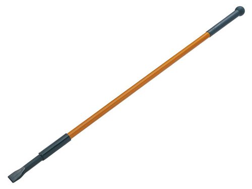 The Bulldog Insulated Chisel End Crowbar is used for breaking materials into smaller pieces, as well as to force materials apart.The head has been tempered for strength and rigidity, while it is epoxy paint coated to provide optimum protection against corrosive substances. The crowbar is fitted with a one piece, heavy-duty fibreglass handle for superior strength and durability. Manufactured to BS8020. Individually tested to 10,000 volts, guaranteed to 1,000 volts, and supplied with a Certificate of Conformity.