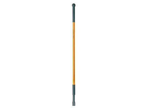 The Bulldog Insulated Chisel End Crowbar is used for breaking materials into smaller pieces, as well as to force materials apart.The head has been tempered for strength and rigidity, while it is epoxy paint coated to provide optimum protection against corrosive substances. The crowbar is fitted with a one piece, heavy-duty fibreglass handle for superior strength and durability. Manufactured to BS8020. Individually tested to 10,000 volts, guaranteed to 1,000 volts, and supplied with a Certificate of Conformity.