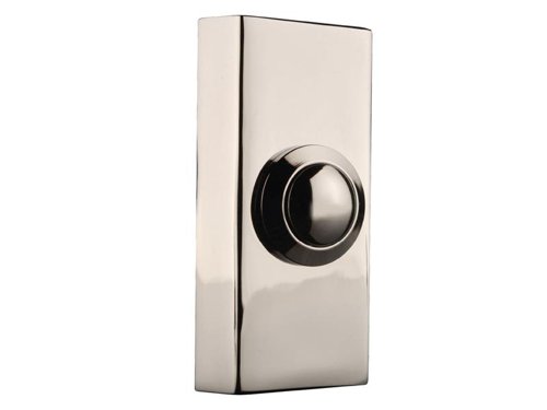 Byron 2204BC Wired Doorbell Additional Chime Bell Push Chrome
