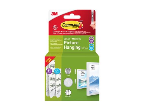 Command™ Picture Hanging Strips Small & Medium 7100337119