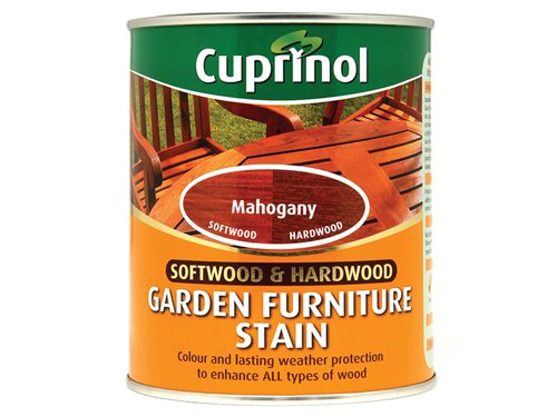 CUPGFSM750 Cuprinol Softwood & Hardwood Garden Furniture Stain Mahogany 750ml