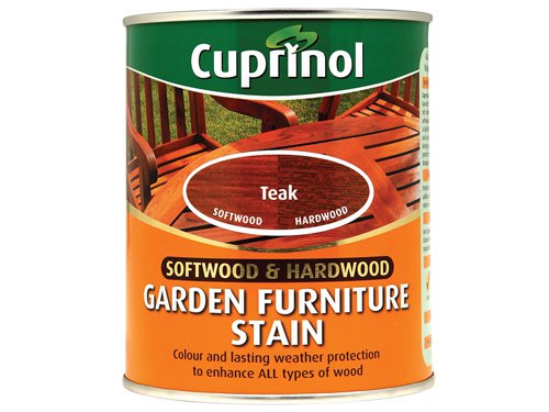 CUPGFST750 Cuprinol Softwood & Hardwood Garden Furniture Stain Teak 750ml