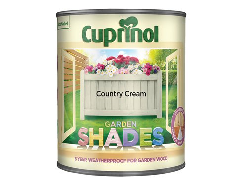 CUPGSHCC1L Cuprinol Garden Shades Country Cream 1 litre