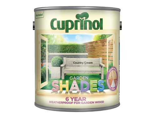 CUPGSHCC25L Cuprinol Garden Shades Country Cream 2.5 litre